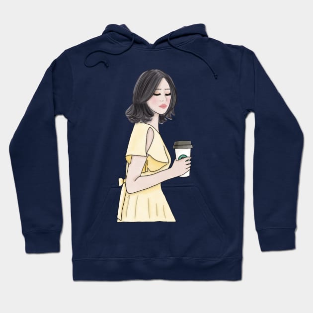 Coffee to go Hoodie by piscoletters